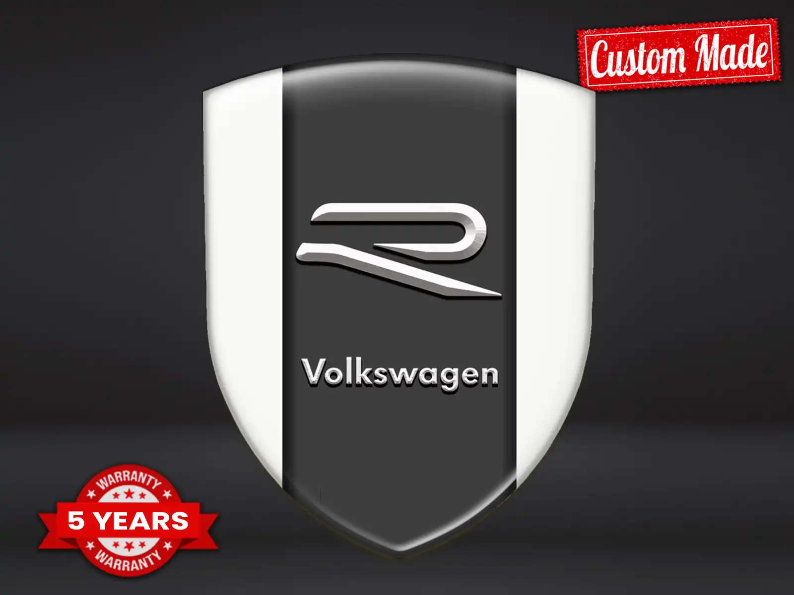 VW Car Silicone S Logo Durable High Quality Professional